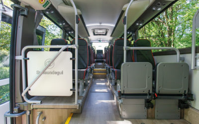 El uso del transporte interurbano en autobús crece un 32% en diciembre.