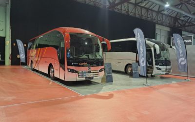 A Sunsundegui expõe dois dos seus modelos de carroçarias na Feira de Transporte de Passageiros ‘Expobus Iberia 2023’.